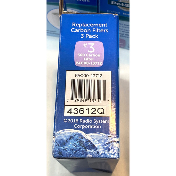 PetSafe Drinkwell PAC00-13712 Drinkwell 360 Fountain Charcoal Filters - 5 NEW - Picture 4 of 5